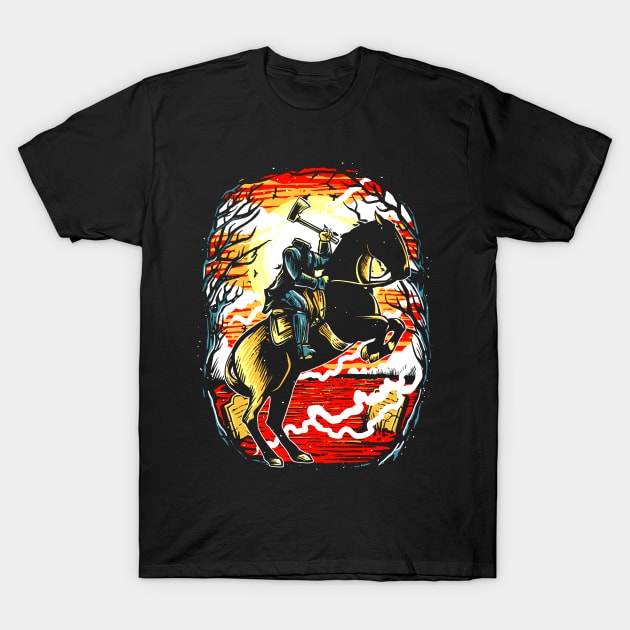 Headless Horseman T-Shirt by drewbacca